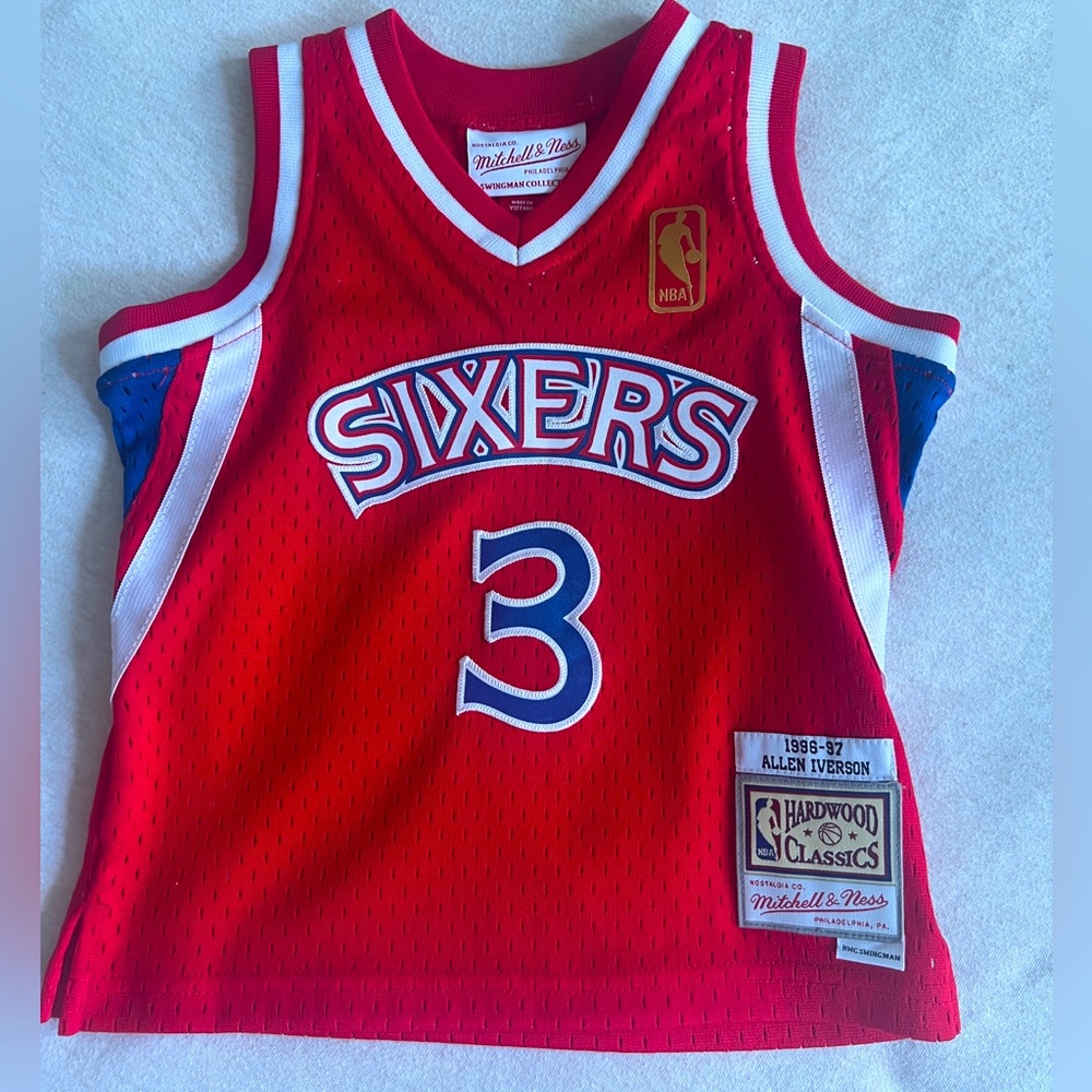 Philadelphia 76ers Allen Iverson Mitchell&Ness 96/97  Retired Player Jersey